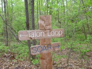 SJES trail signs